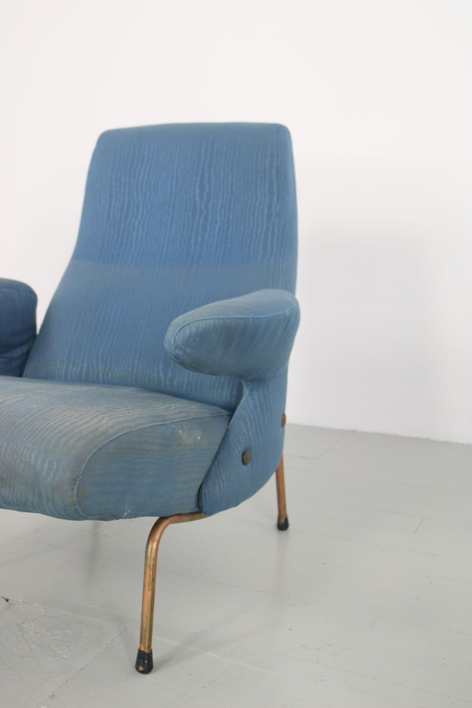 Set of 2 Chairs Model Delfino by Erberto Carboni in 1954 by Arflex For Sale 2
