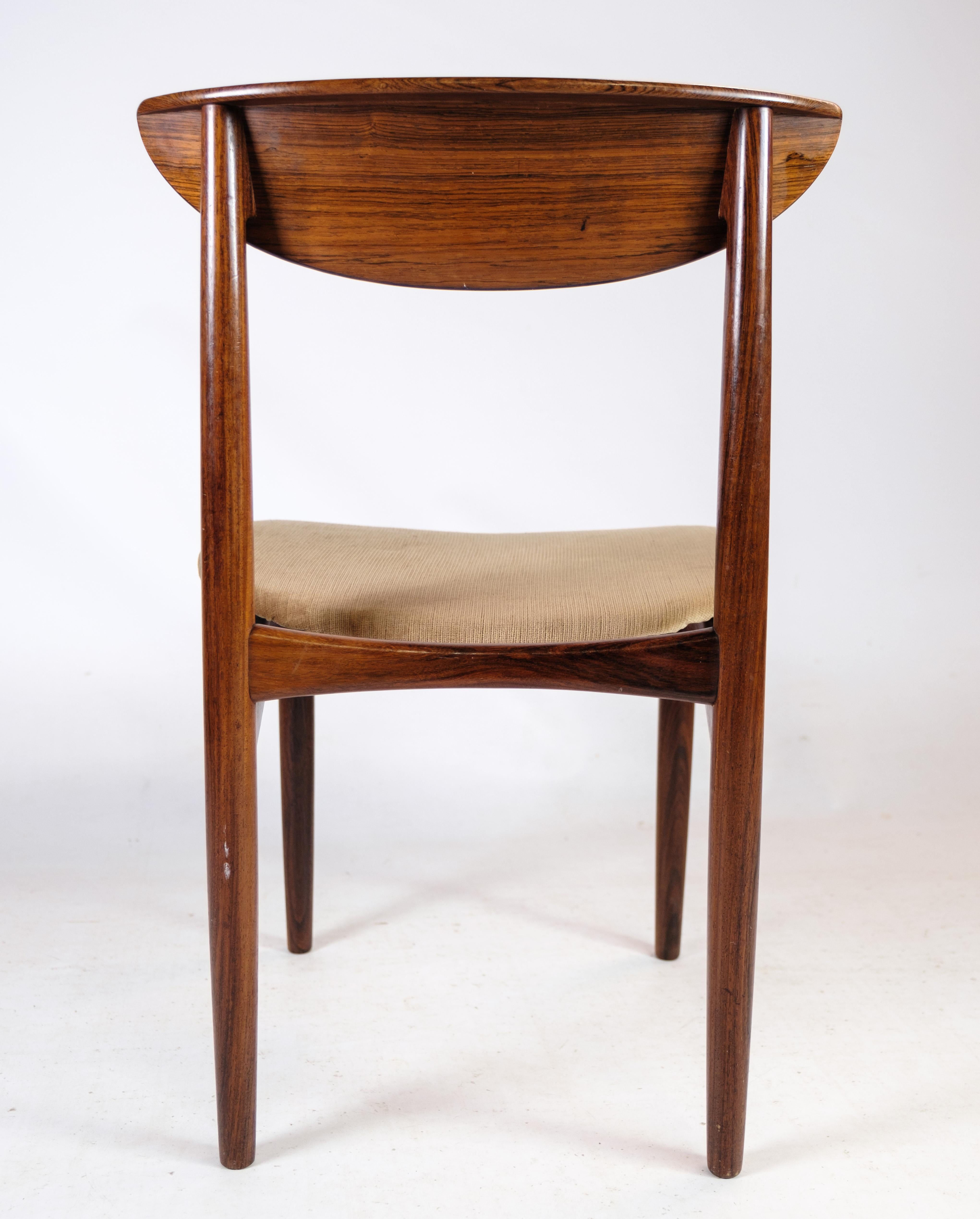 Set of 2 Chairs Made In Rosewood By Peter Hvidt From 1960s For Sale 6