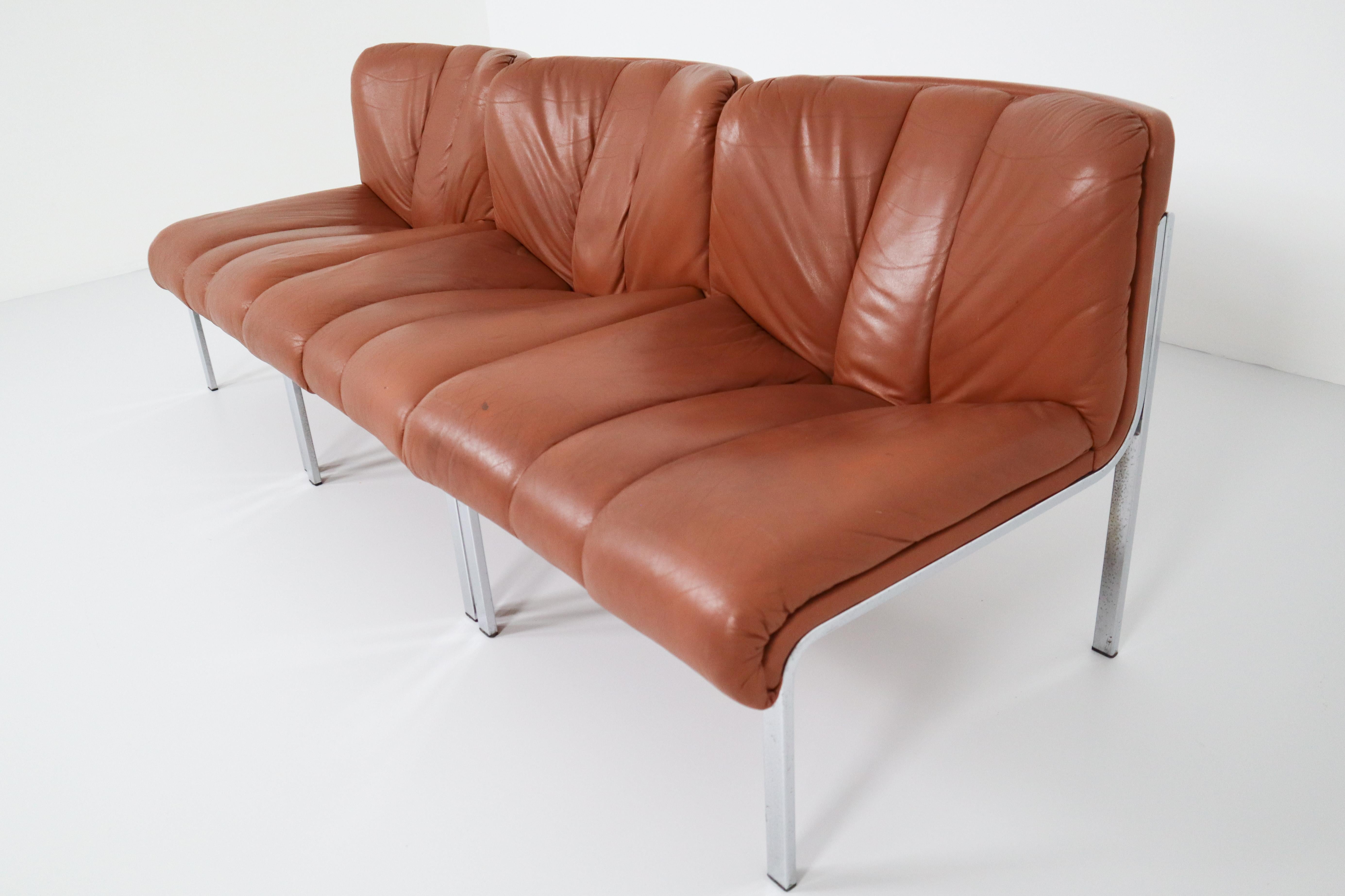 girsberger leather chairs