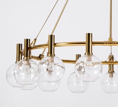 Set aus 2 Kronleuchtern von Holger Johansson, Schweden, 1960er Jahre