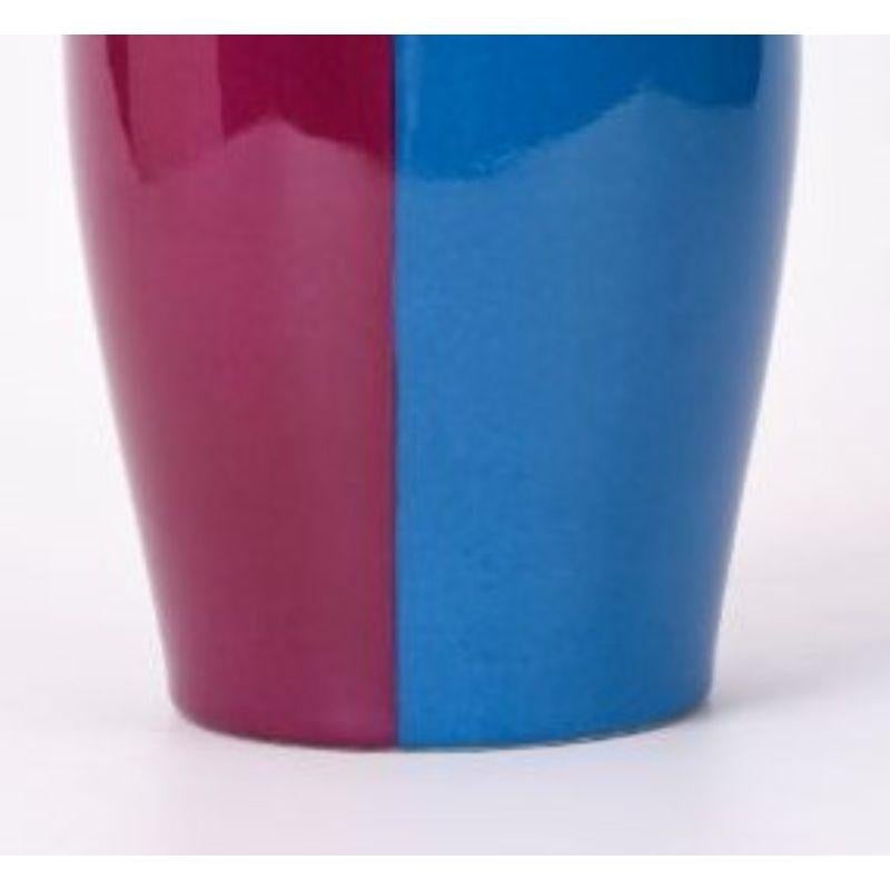 Cinese Set di 2 vasi blu e ciliegia di WL Ceramics in vendita