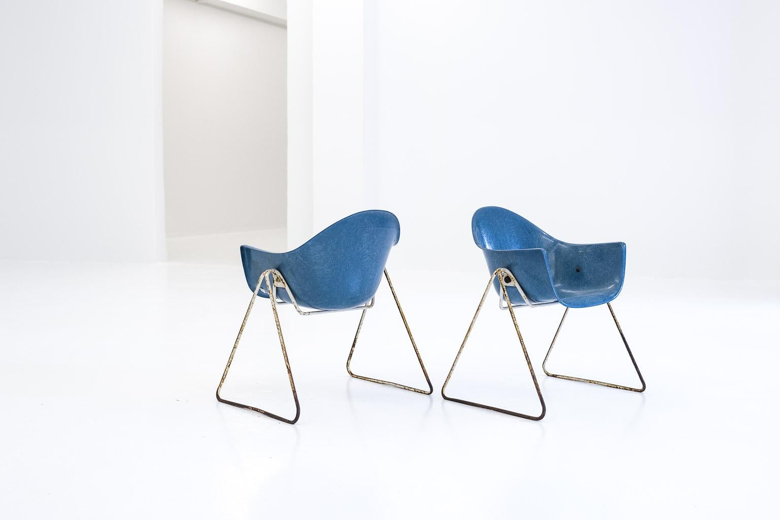 Set of 2 children chairs 2015 by Walter Papst for Wilkhahn, 1961 For Sale 1