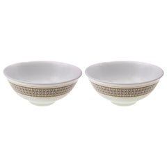 Set of 2 Chinese Rice Bowl Modern Vintage André Fu Living Tableware New