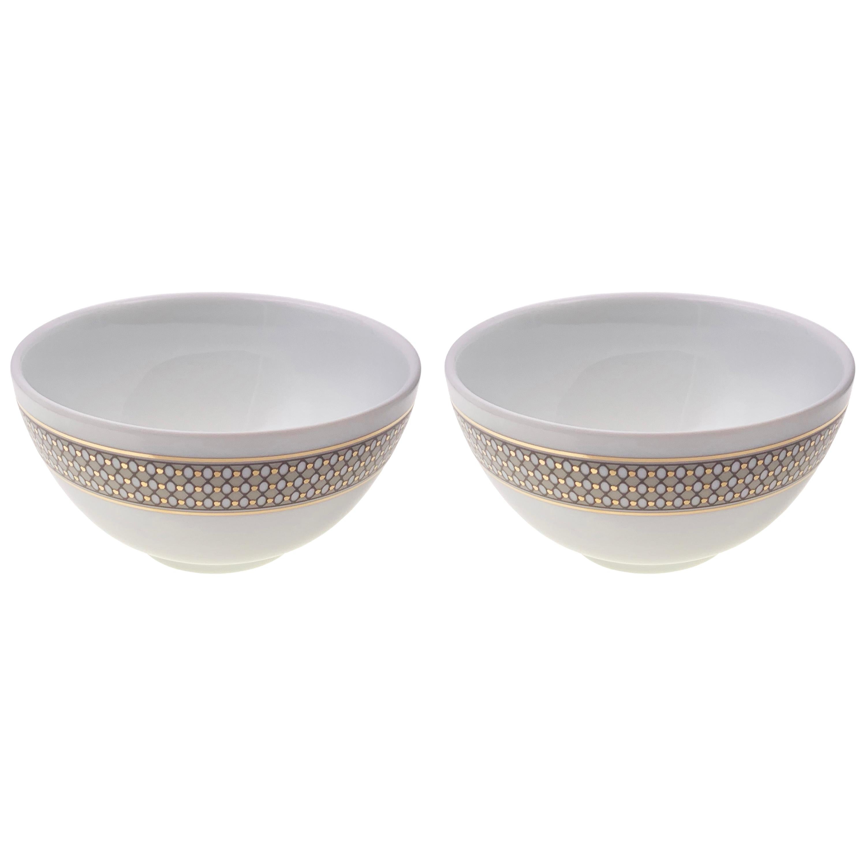 Set of 2 Chinese Soup Bowl Modern Vintage André Fu Living Tableware New