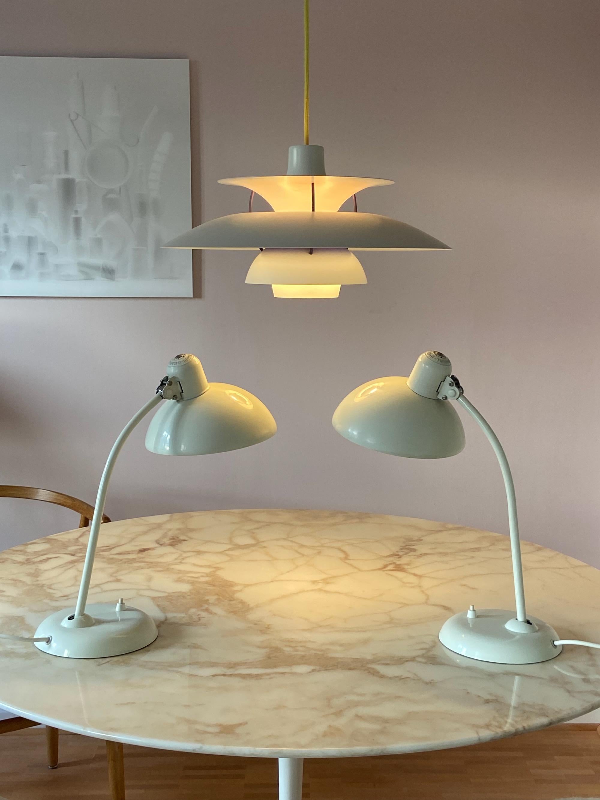 Set of 2 Christian Dell Table Lamps 6556 by Kaiser Idell Bauhaus, Germany 12