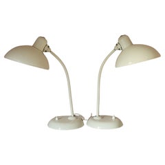 Set of 2 Christian Dell Table Lamps 6556 by Kaiser Idell Bauhaus, Germany