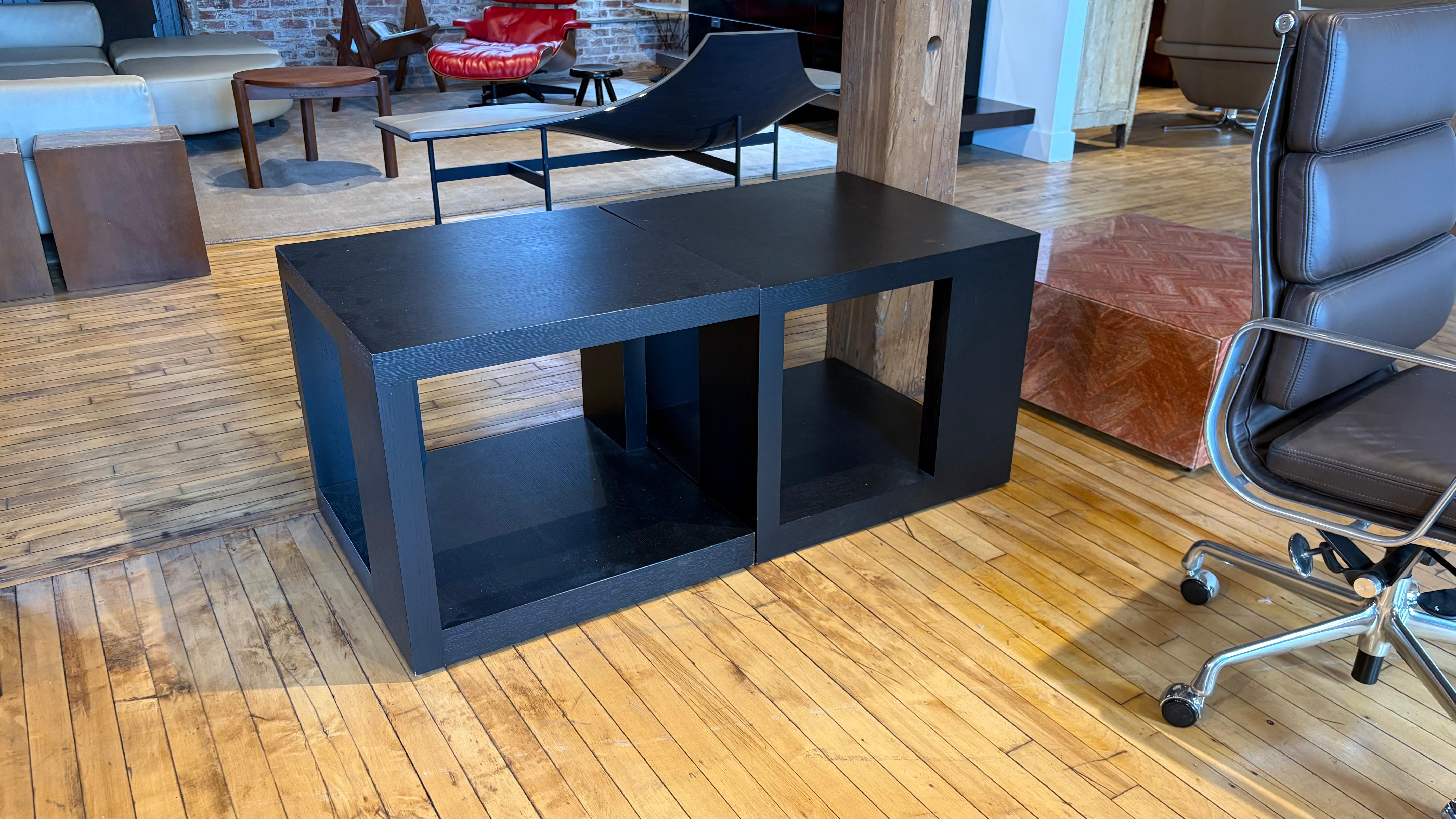 Chêne Lot de 2 - Christian Liaigre Tables d'appoint 