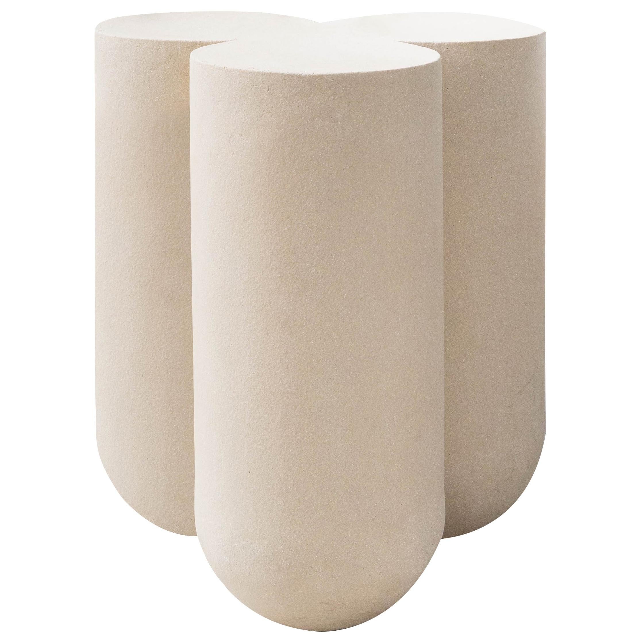Spanish Set of 2 Clay Moor Side Tables by Lisa Allegra For Sale