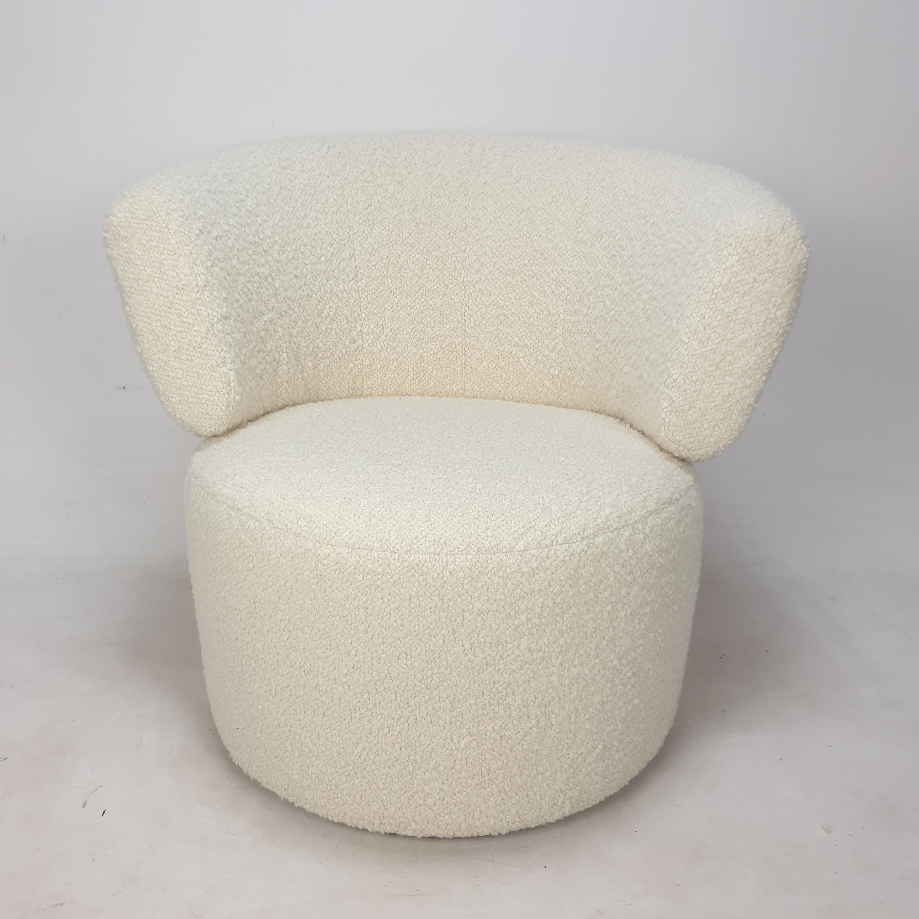 Set of 2 Club Chairs and 1 Pouf by Rolf Benz 6
