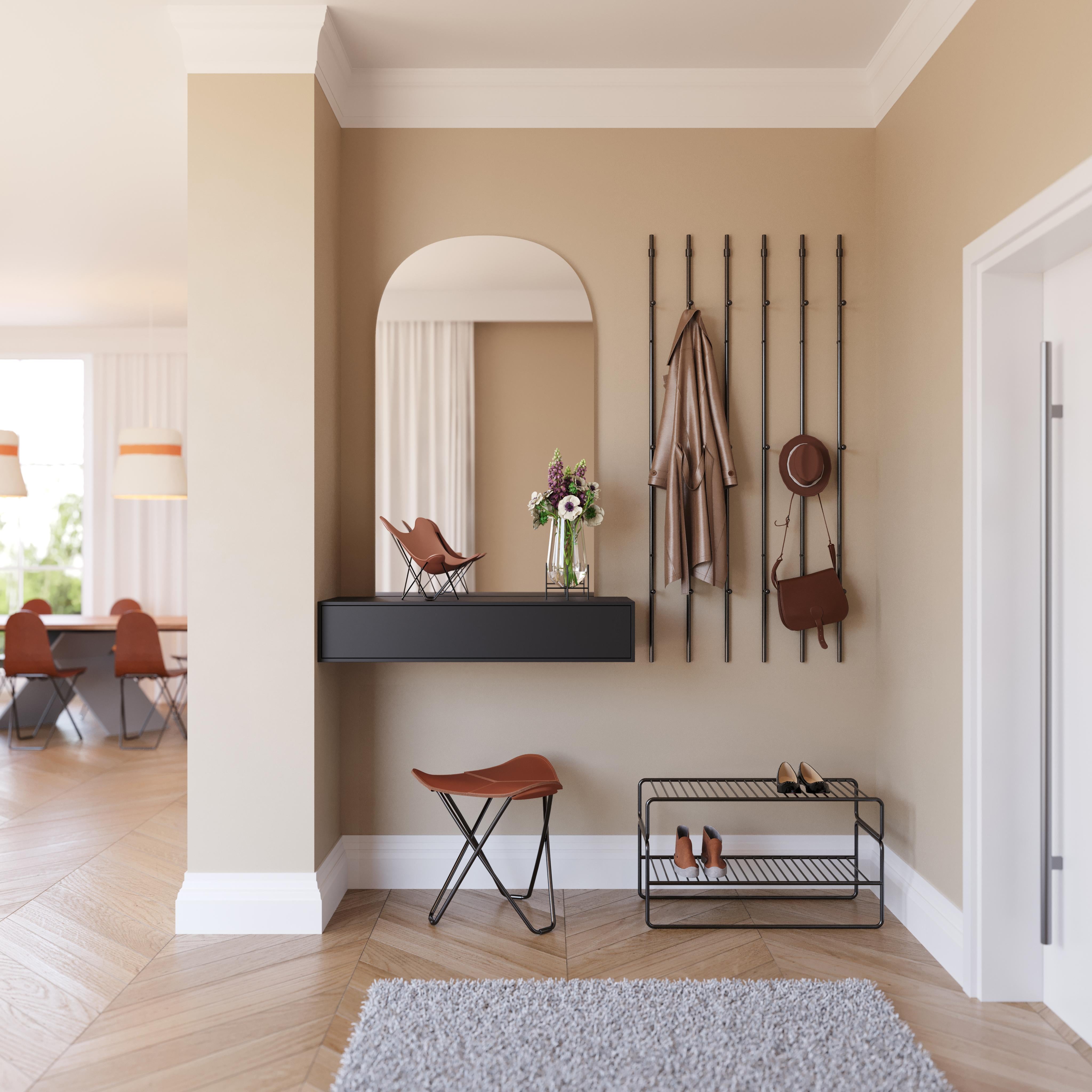 Set Of 2 Coat Racks by Cuero Design
Dimensions: ø 3 x H 120 cm.
Materials: Metal.

Dimensions may vary. Available in black metal and 24K gold plated metal. Please contact us.

Cuero Design
We make furniture that we want to have in our own homes.