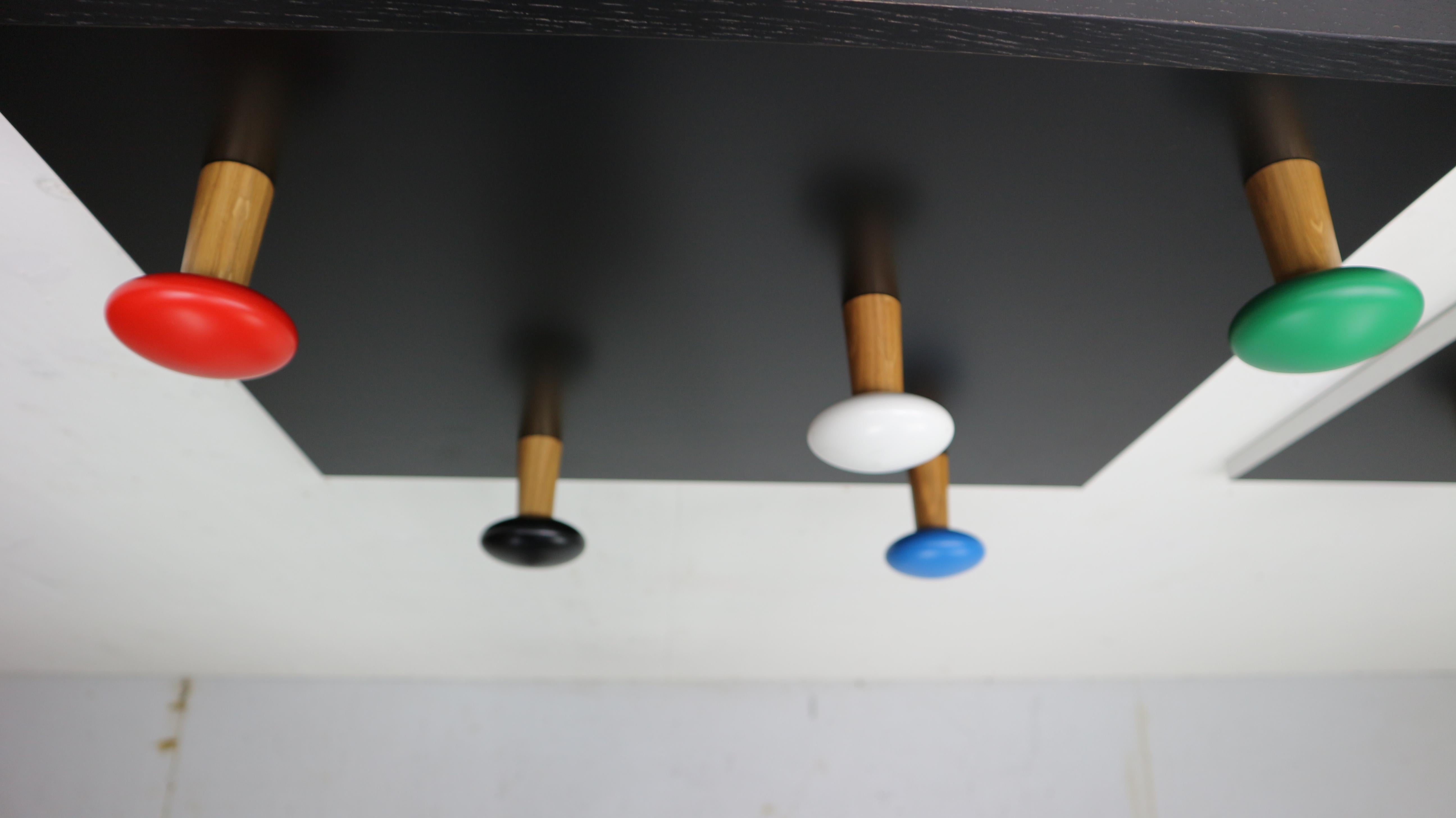 Set of 2 Coat Racks LC17 by Le Corbusier for Cassina, 2010, Italy 3