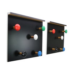 Set of 2 Coat Racks LC17 by Le Corbusier for Cassina, 2010, Italy
