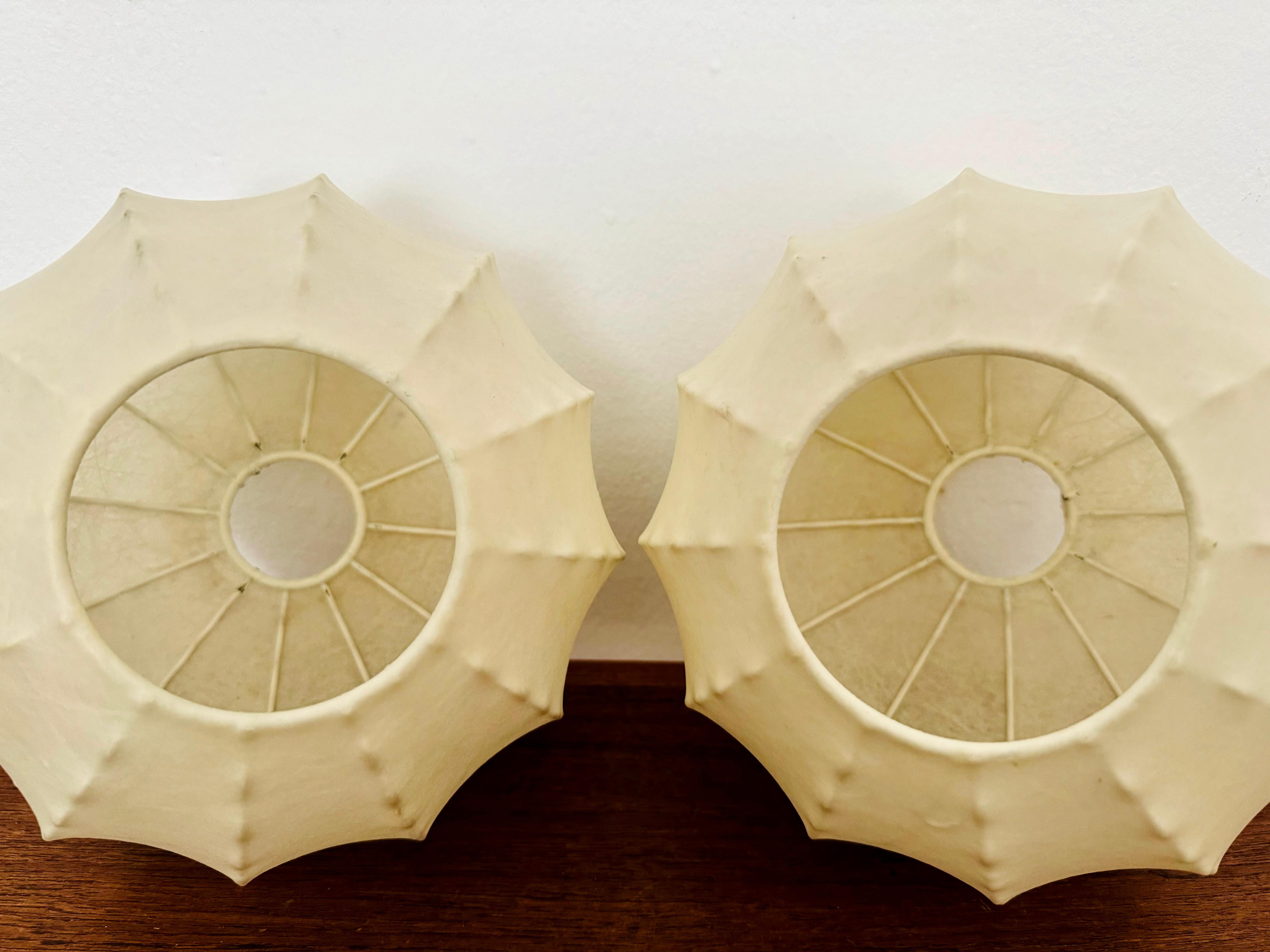 Set of 2 Cocoon Table Lamps For Sale 8