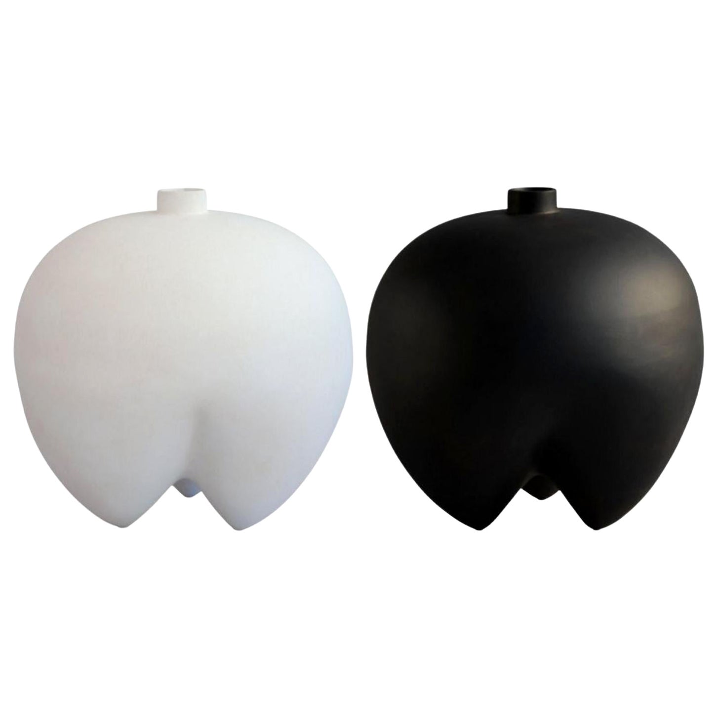 Set of 2 Coffee Sumo Vases Big by 101 Copenhagen