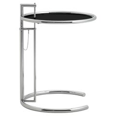Set of 2 Coffee table ClassiCon Adjustable Table E1027 design Eileen Gray Metal
