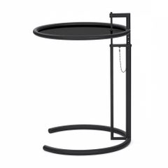 Set of 2 Coffee table ClassiCon Adjustable Table E1027 design Eileen Gray Metal