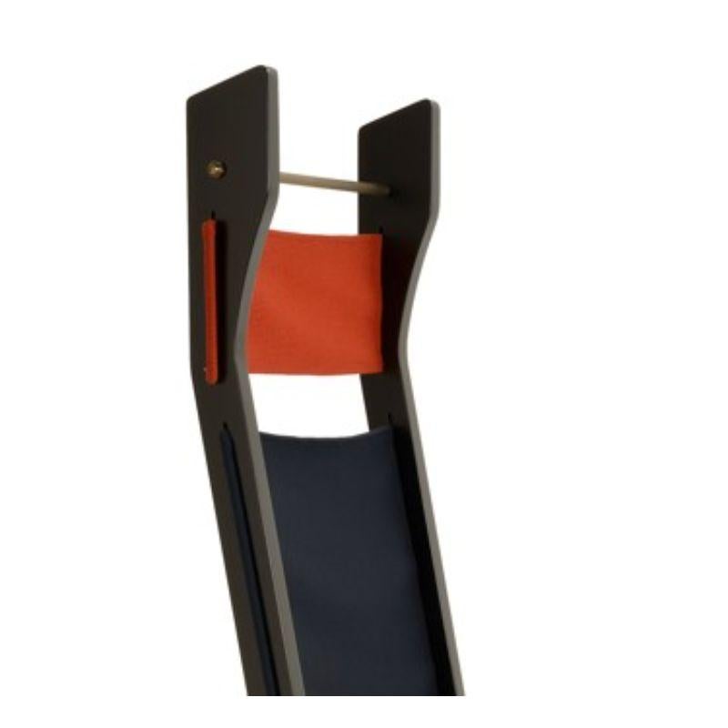 Tissu d'ameublement Ensemble de 2 fauteuils Colette, rouge, bleu, rouge par Colé Italia en vente