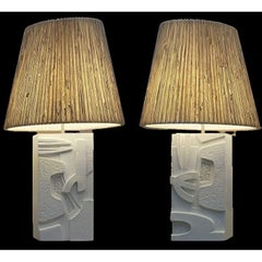Set of 2 Complementary Pêle-mêle Table Lamps by Daniel Schneiger