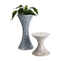 Set of 2 Confetti Tables, Small & Medium, Chalk- Midnight by Laun