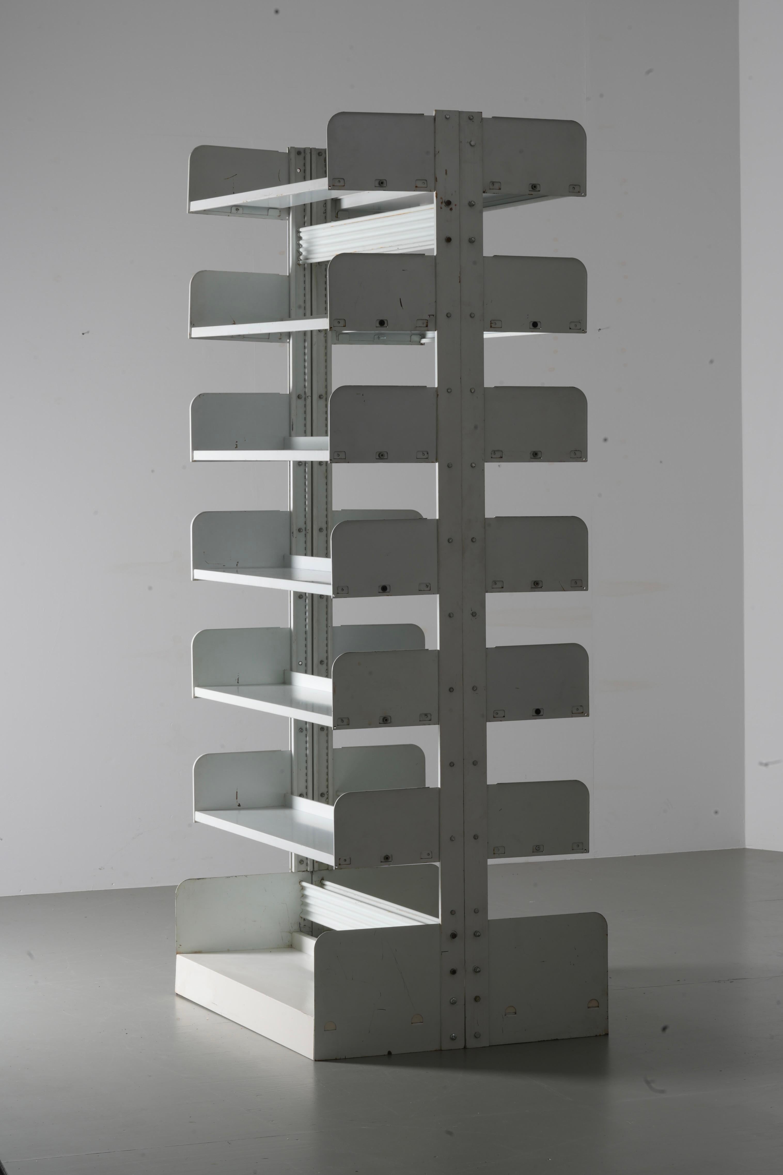 Italian Set of 2 'Congresso' modular freestanding shelves by Lips Vago, Italy, 1960's