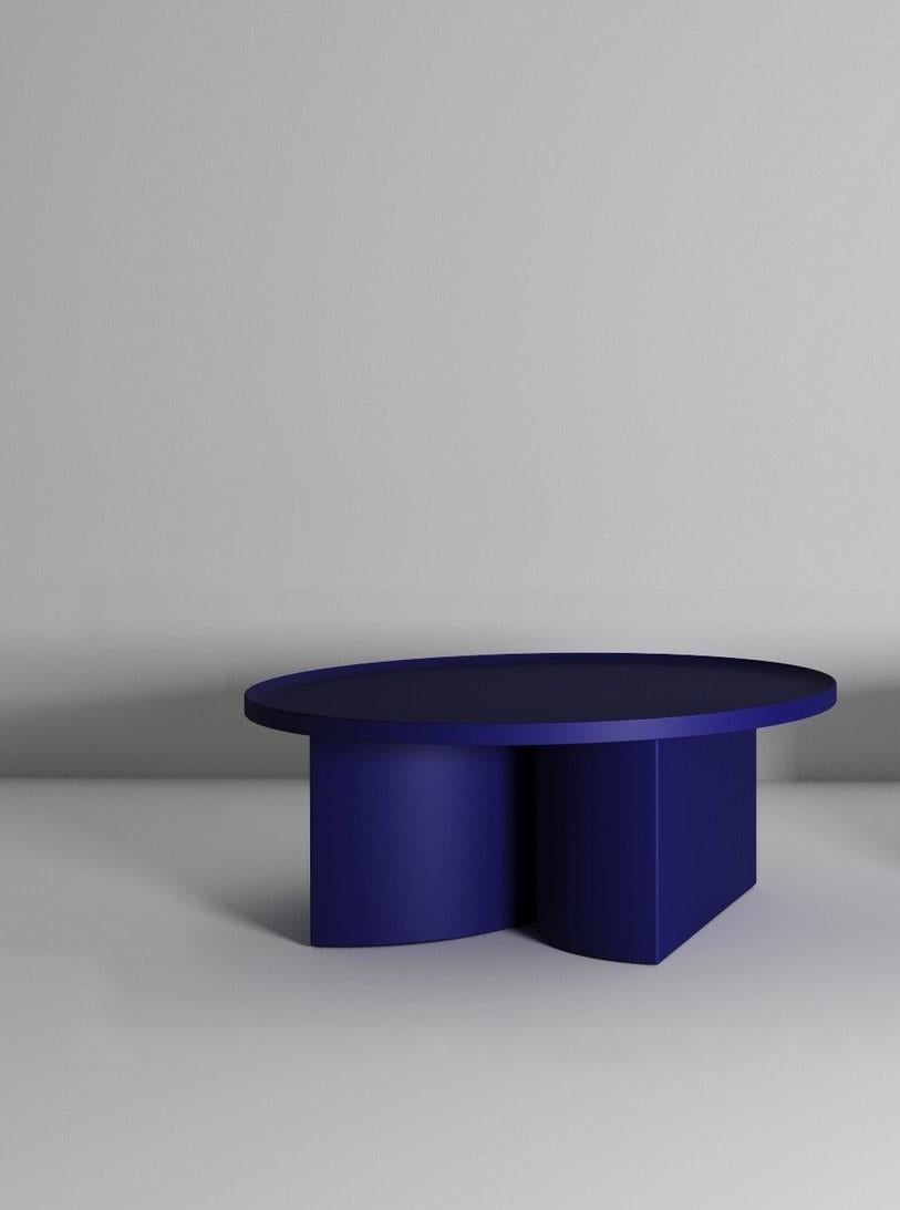 Steel Set of 2 Constantin Table by Jiří Krejčiřík For Sale