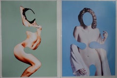 Set of 2 Contemporary Photographic Assemblage Prints, May Lin Le Goff, Ed. 1of 8