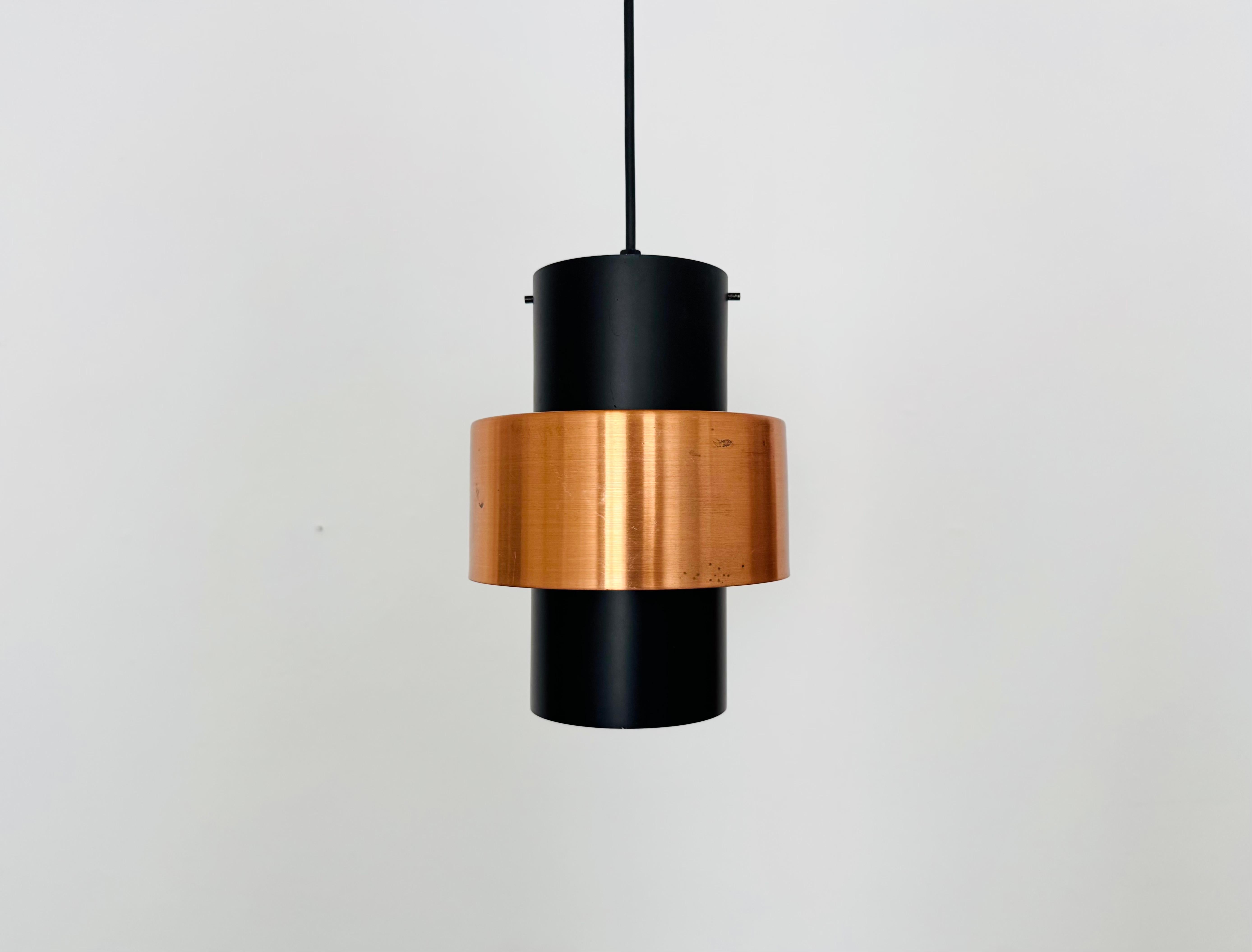 Danese Set of 2 Copper Pendant Lamps in vendita