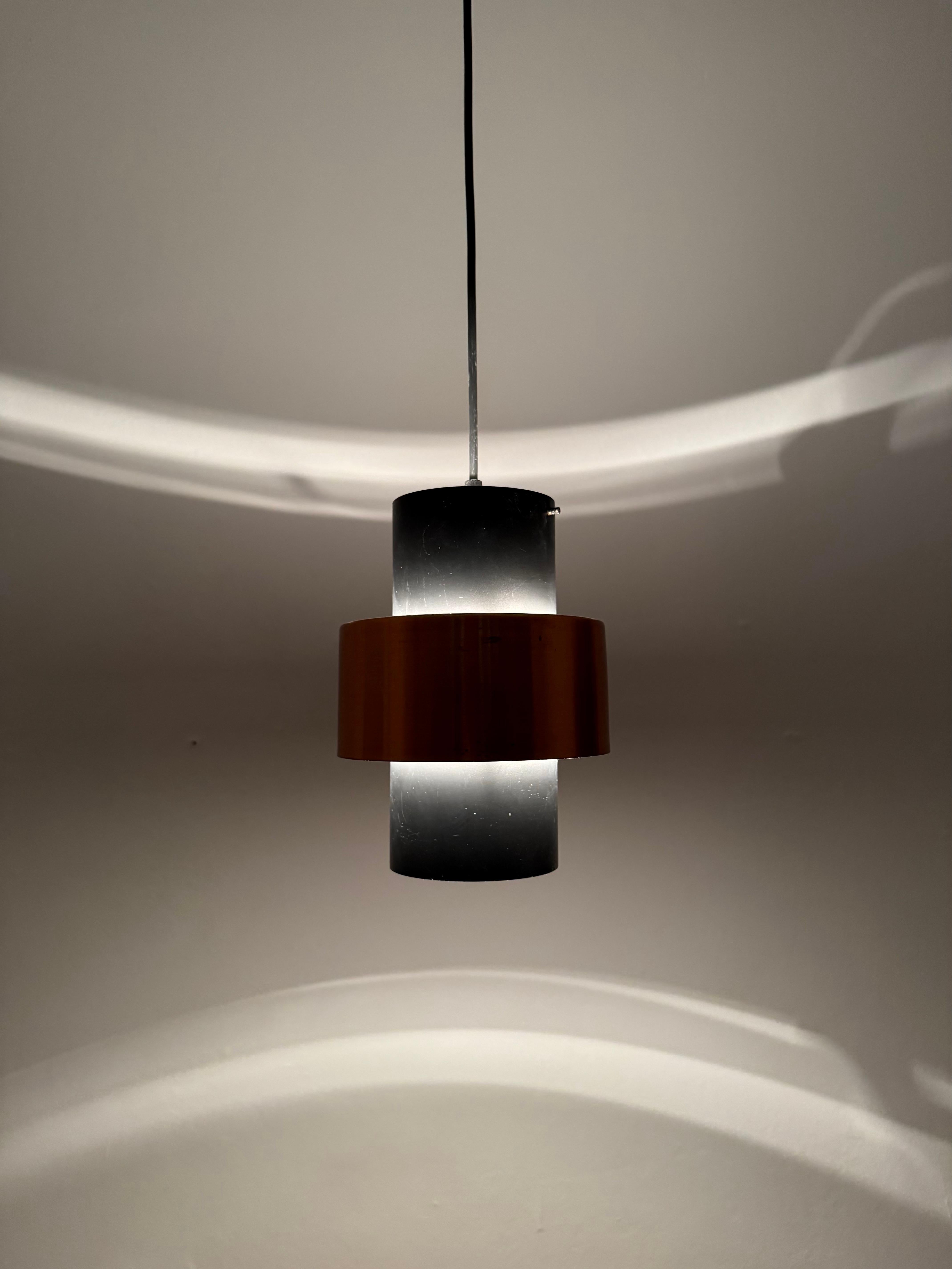 Set of 2 Copper Pendant Lamps in vendita 1