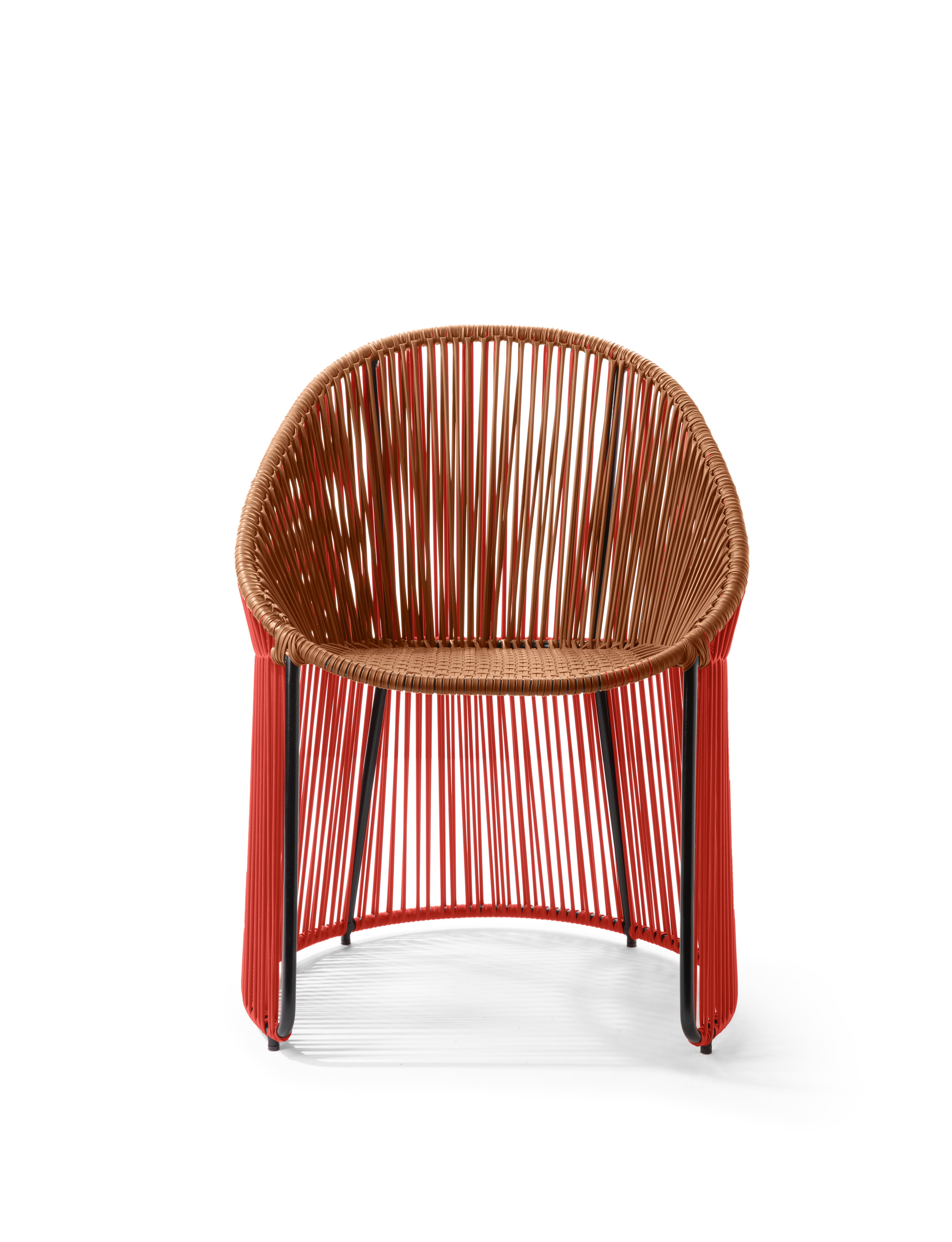 Modern Set of 2 Coral Cartagenas Dining Chair by Sebastian Herkner For Sale