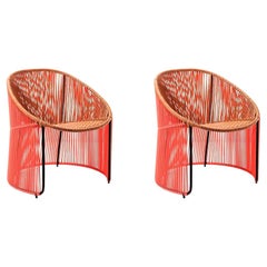 Set di 2 sedie da salotto Coral Cartagenas di Sebastian Herkner