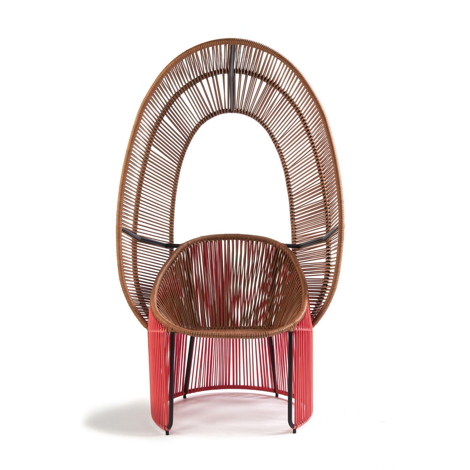 Modern Set of 2 Coral Cartagenas Reina Chair by Sebastian Herkner For Sale