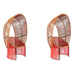 Set di 2 sedie Coral Cartagenas Reina di Sebastian Herkner