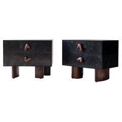 Set of 2 Corbu Bedside Table by DeMuro Das