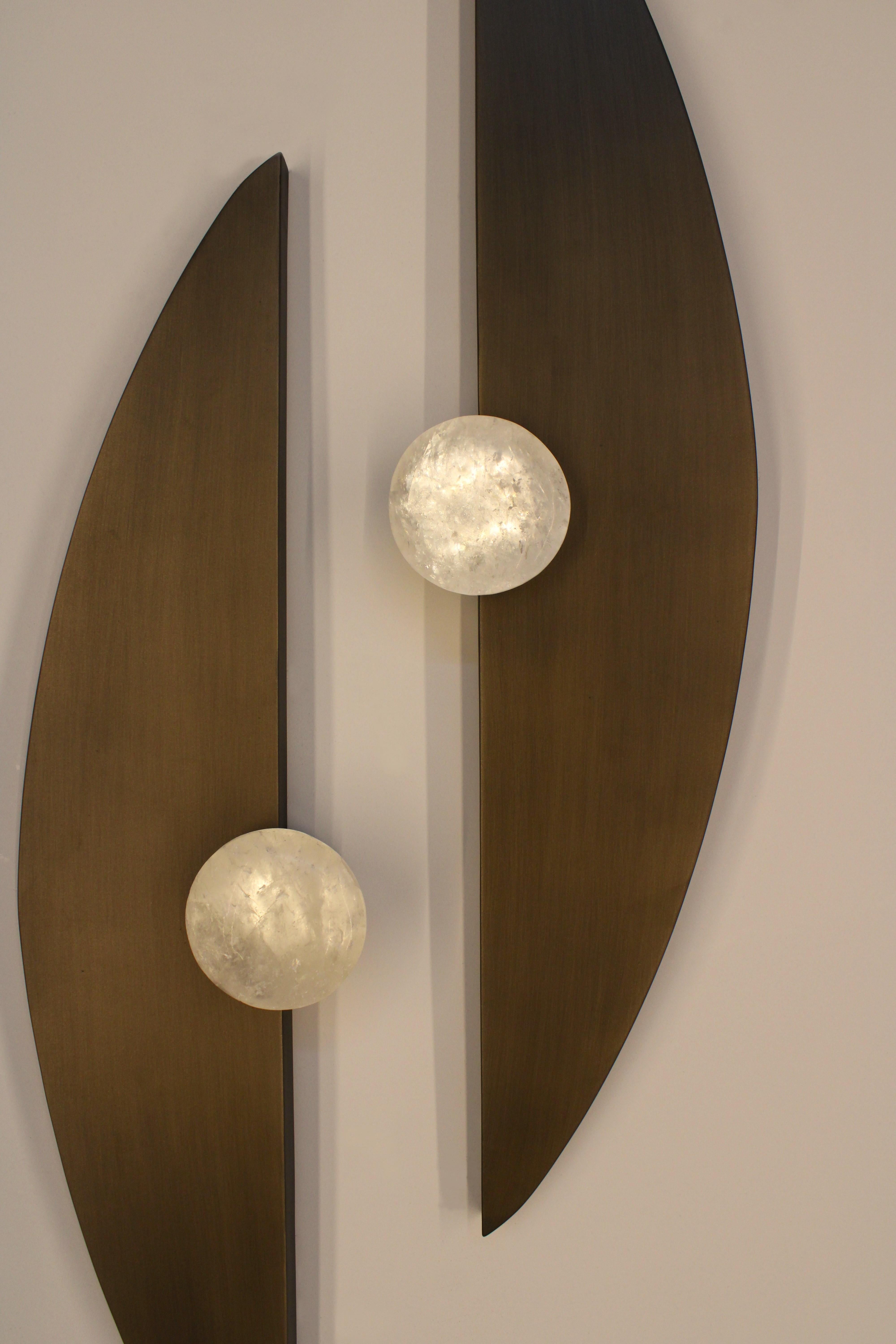 Art déco Ensemble de 2 lampes murales Corsica III d'Aver en vente