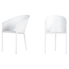 Set of 2 Costes alluminio armchair by Philippe Starck for Driade, 1988