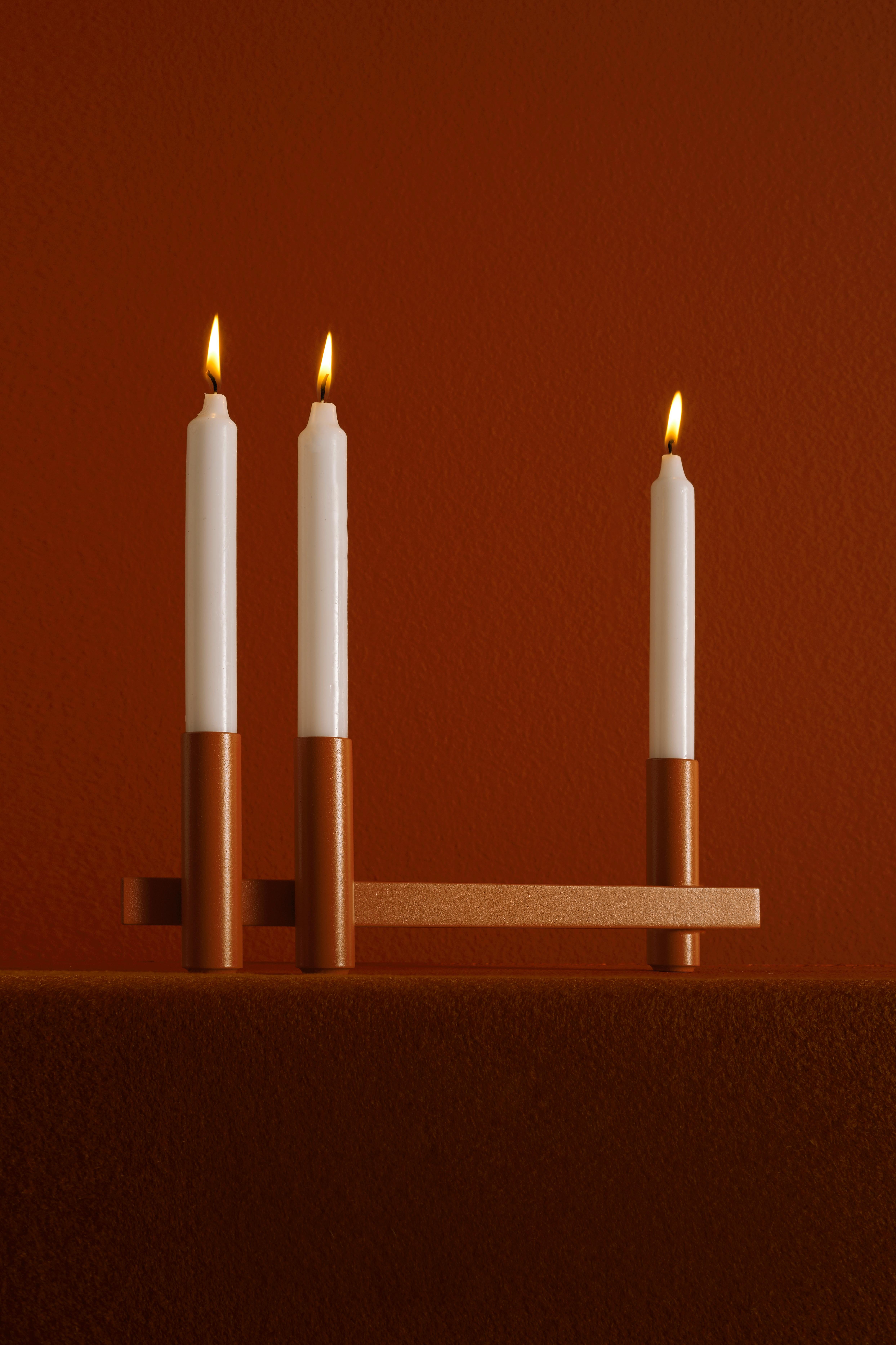 Set of 2 Cotto Candle Holders by Mason Editions 2