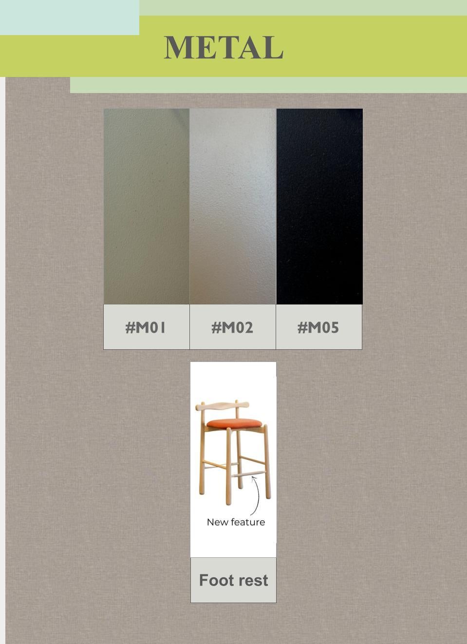 Set of 2 Counter Stool Uçá. All solid wood. For Sale 5