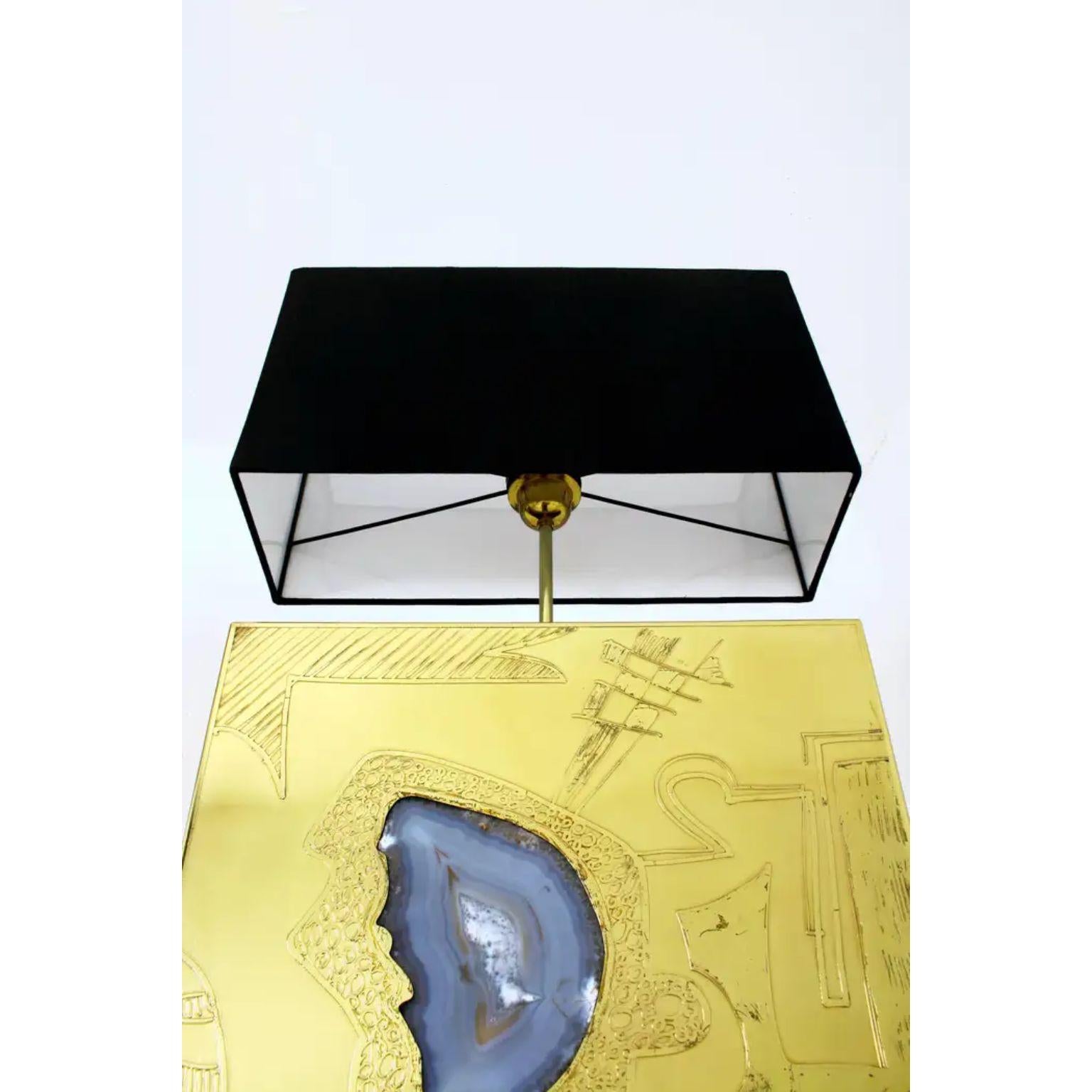 Set Of 2 Couple Brass Floor Lamps by Brutalist Be Neuf - En vente à Geneve, CH