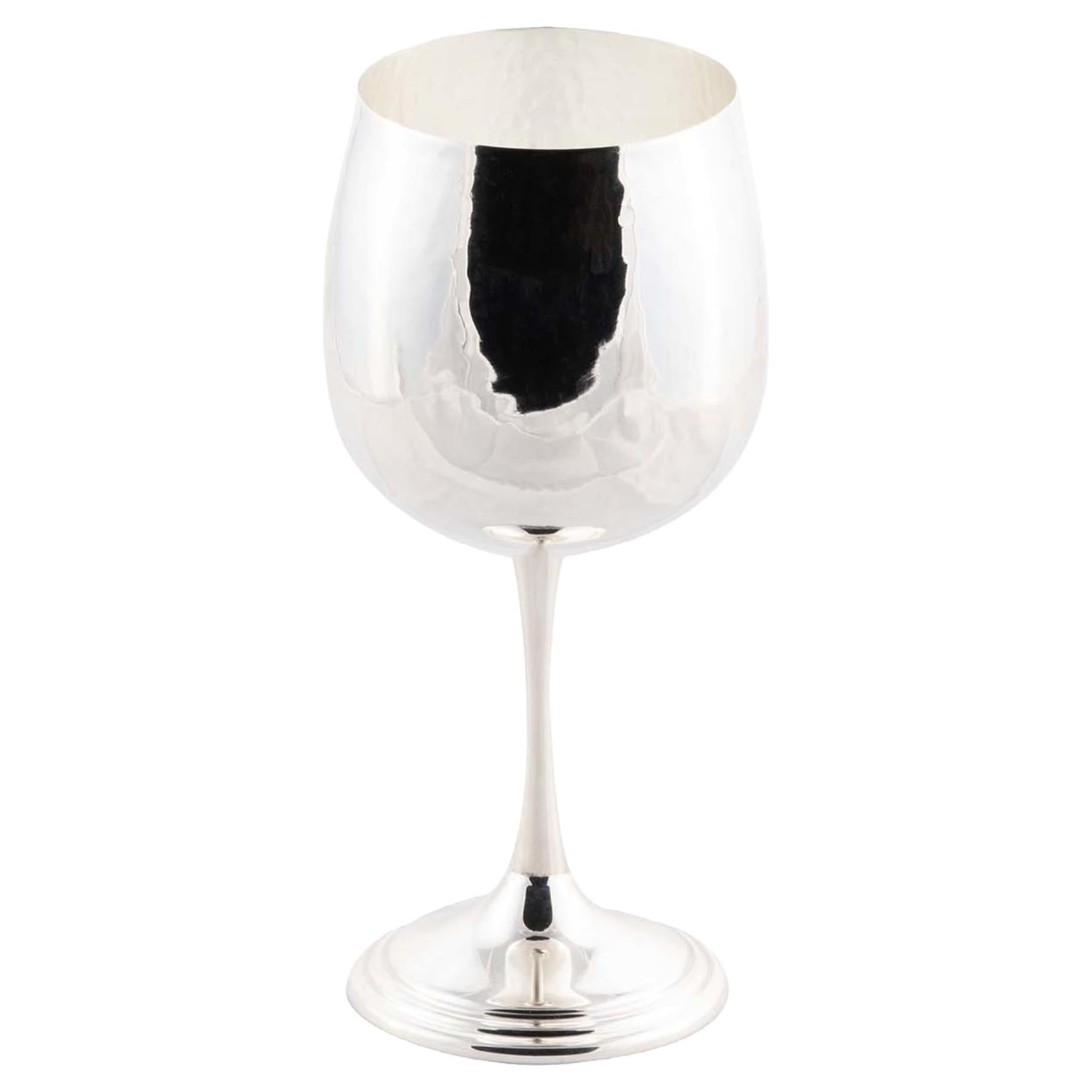 Set of 2 Cru Wine Glasses For Sale