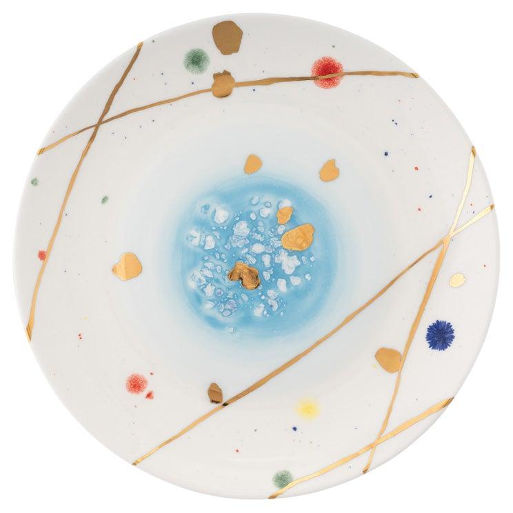 Set of 2 Crystal Dessert Coupe Plates
