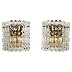 Juego de 2 apliques de cristal by Kinkeldey Juego de 2 apliques de cristal by Kinkeldey