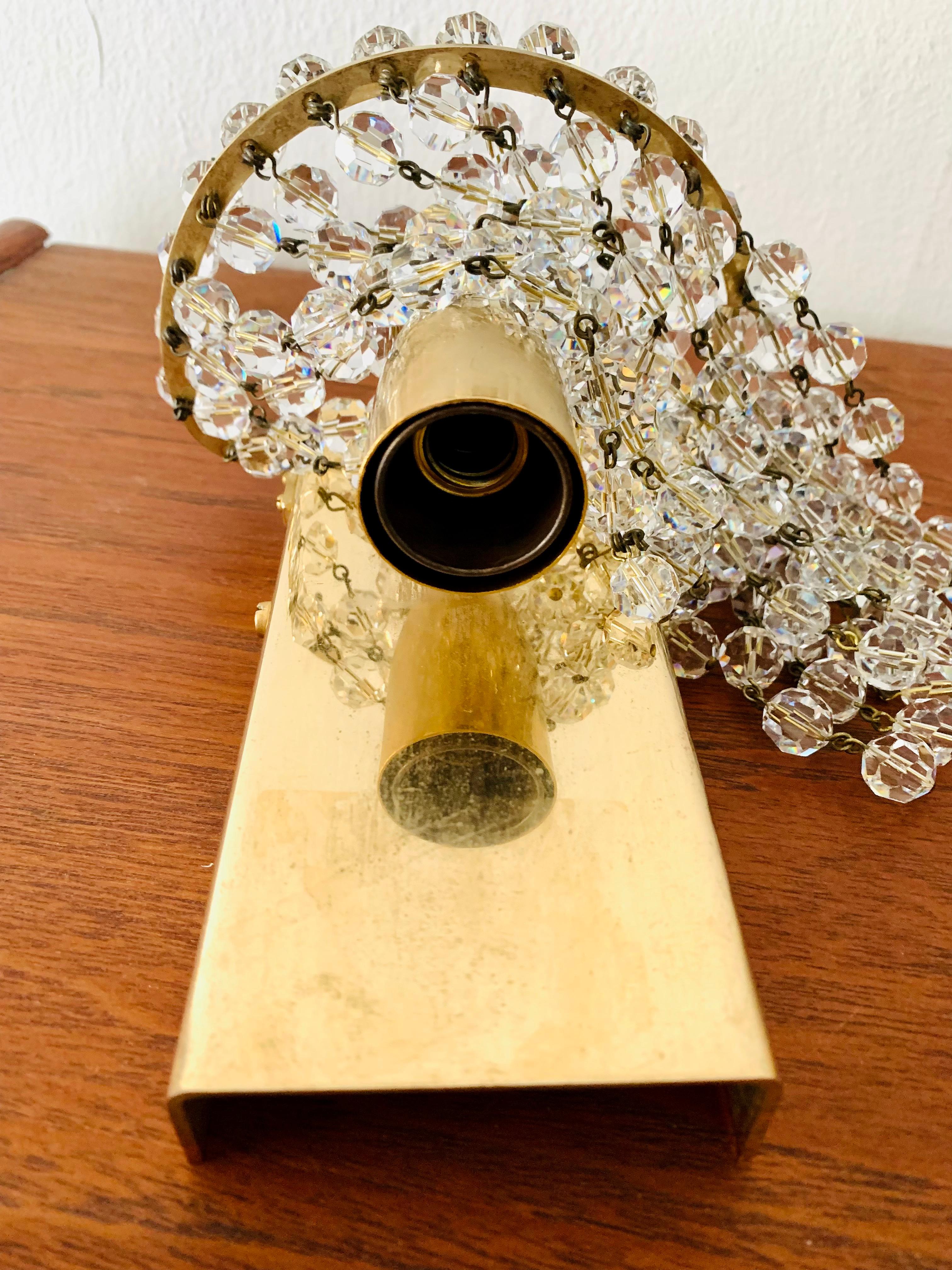 Juego de 2 apliques de cristal by Palwa en venta 8
