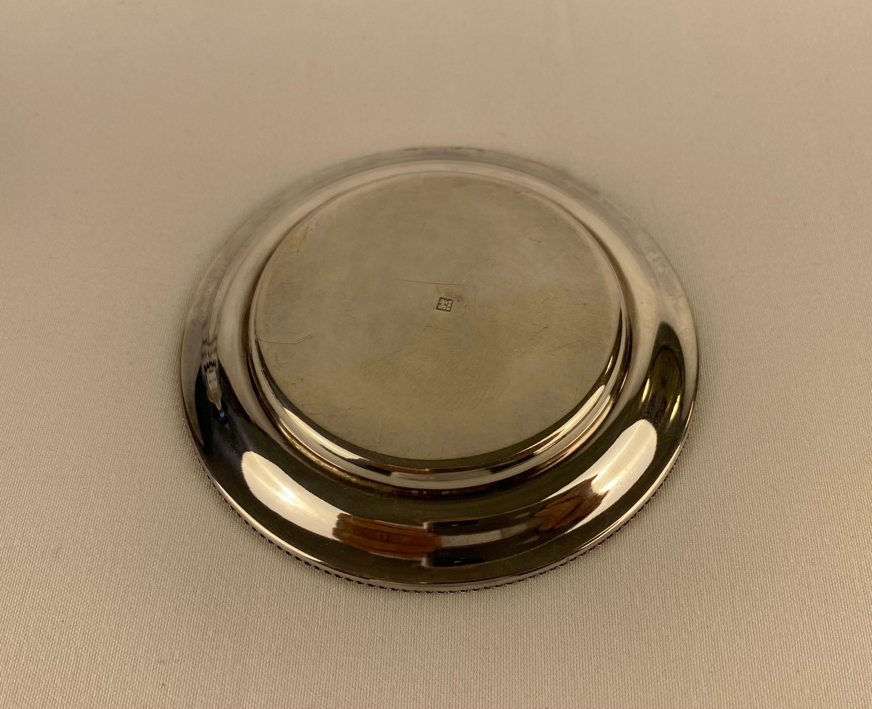 Juego de 2 saleros y pimenteros de cristal estilo Art Déco de Saglier France en venta 2