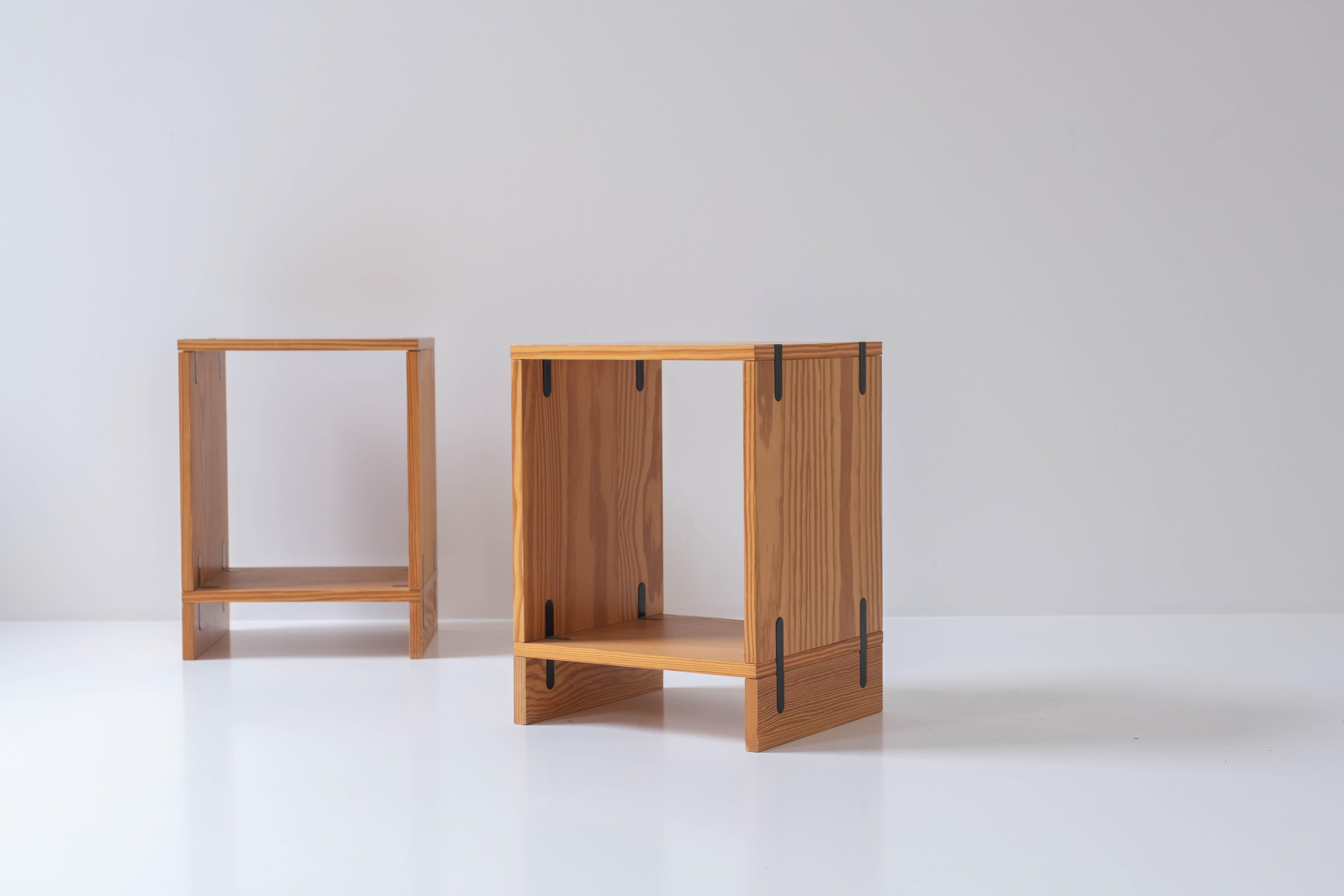 Set of 2 ‘Cubex’ Side Tables by Poul Cadovius for Cado, Denmark 1960s 1