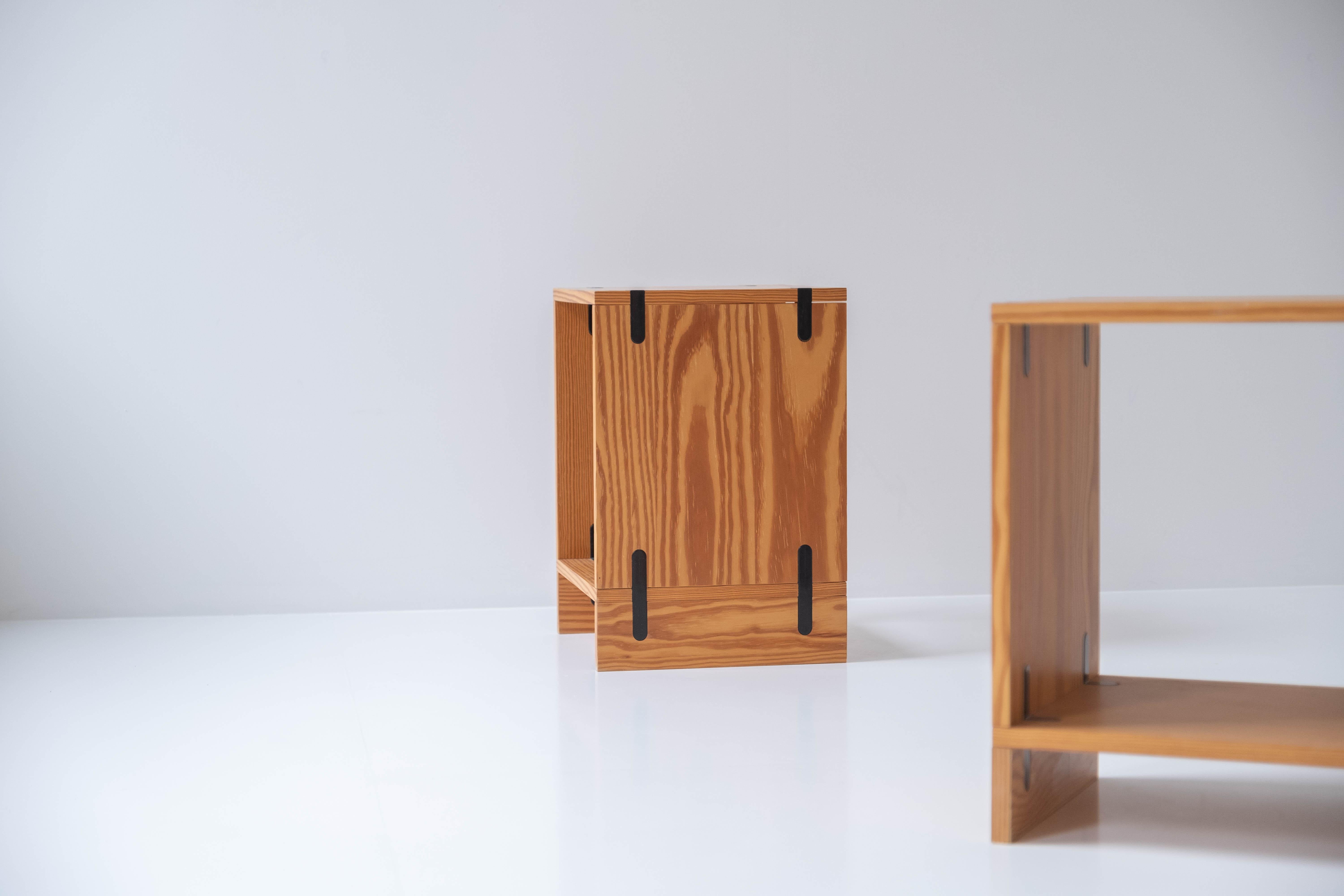 Danish Set of 2 ‘Cubex’ Side Tables by Poul Cadovius for Cado, Denmark 1960s