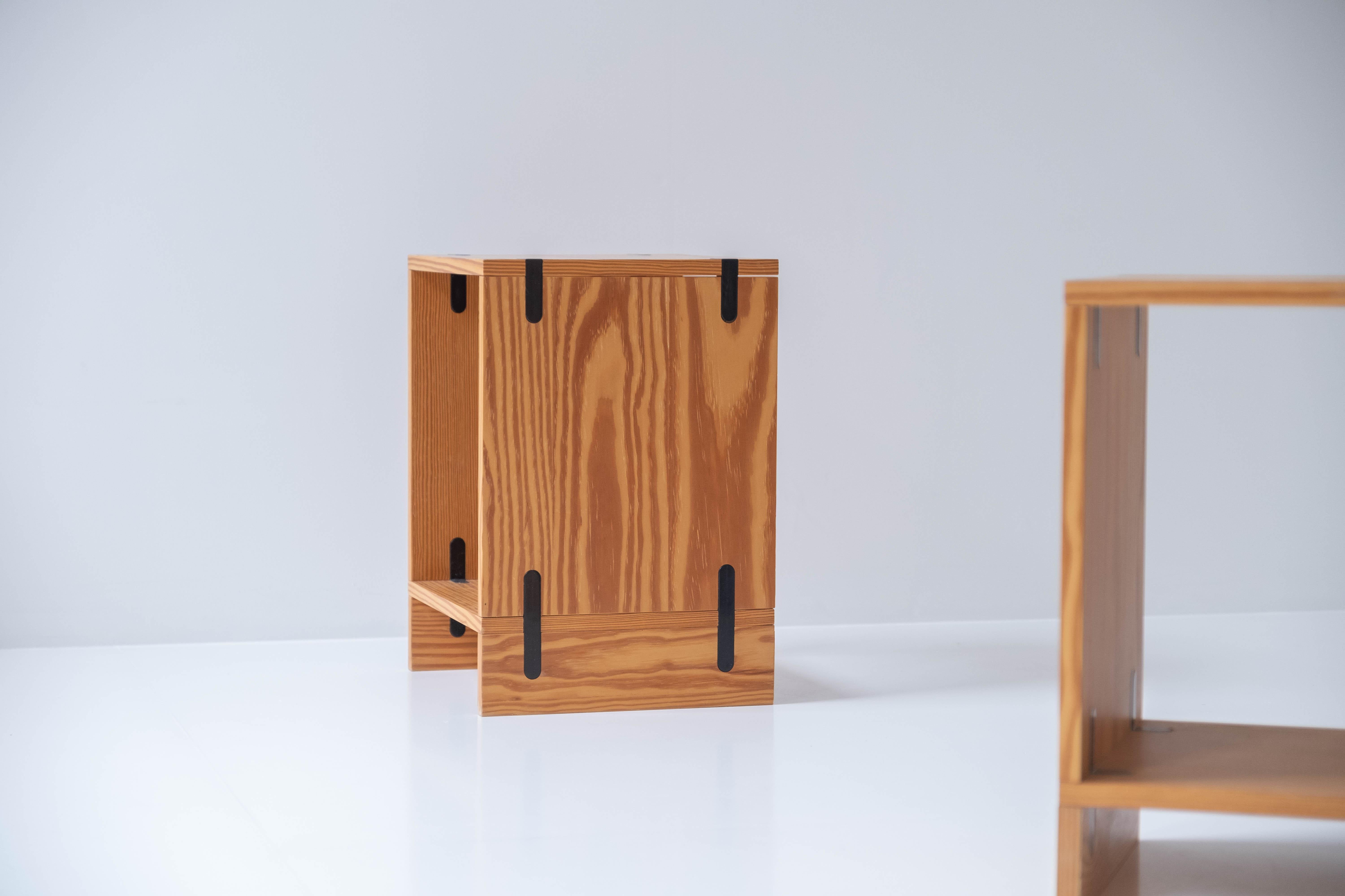 Set of 2 ‘Cubex’ Side Tables by Poul Cadovius for Cado, Denmark 1960s In Good Condition In Antwerp, BE