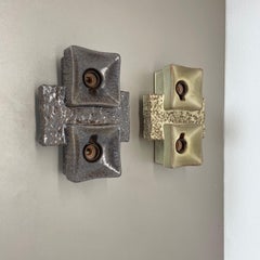 Set of 2 Cubic "POP ART" Fat Lava Wall Light by Traudl Brunnquell, Germany 1960s