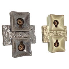 Set of 2 Cubic "POP ART" Fat Lava Wall Light by Traudl Brunnquell, Germany 1960s