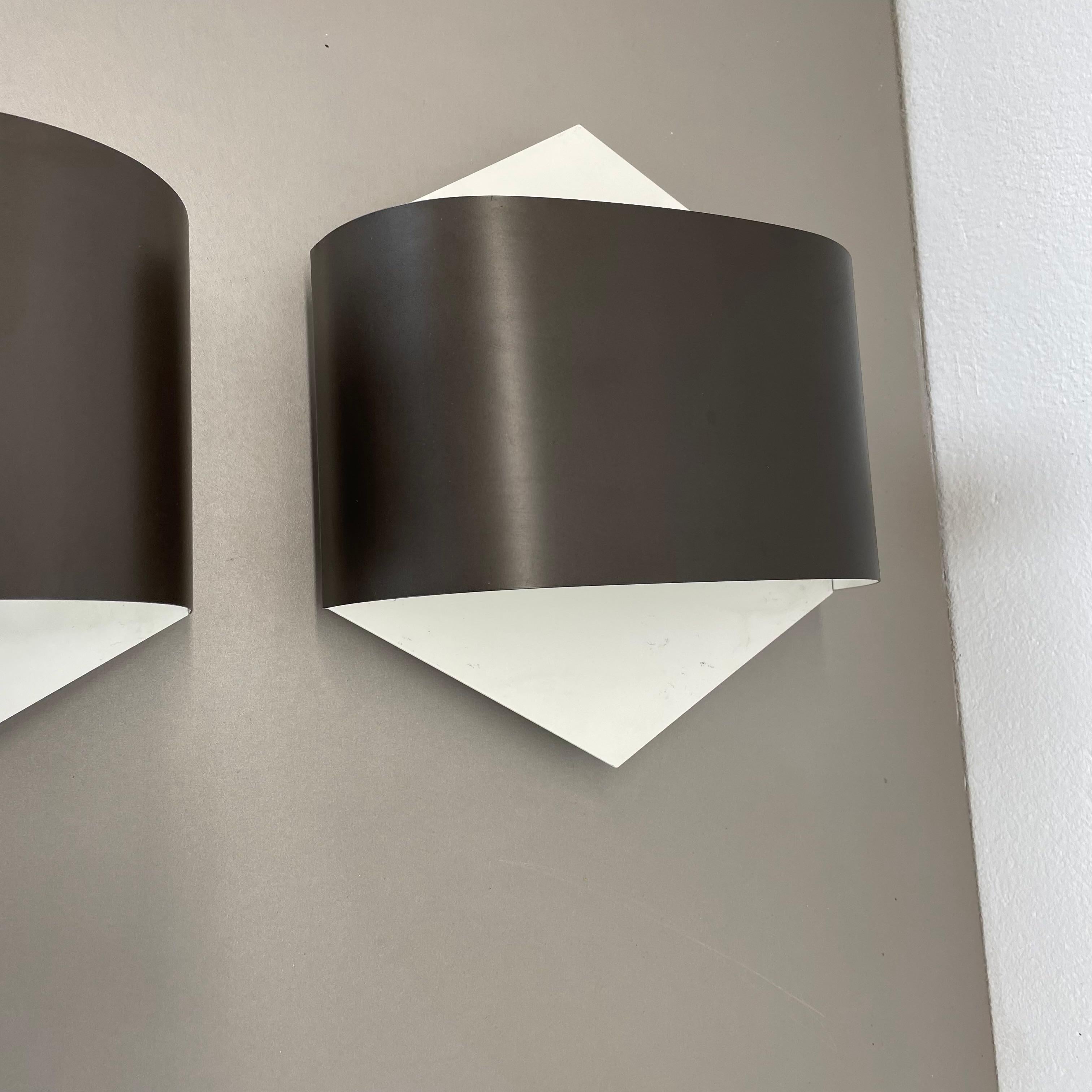 Juego de 2 apliques cúbicos Dieter Witte, Rolf Krüger para STAFF Leuchten, años 70 en venta 4