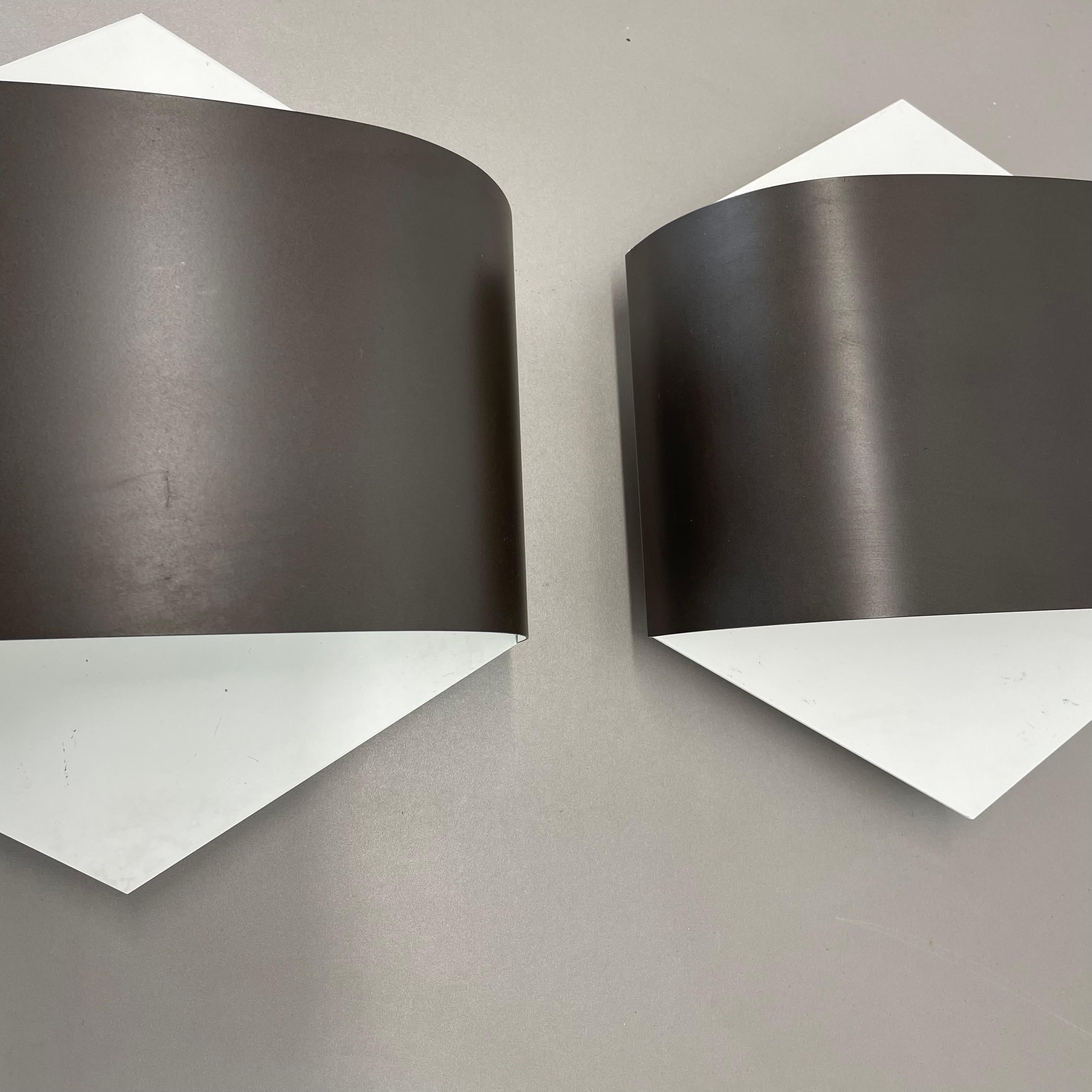 Juego de 2 apliques cúbicos Dieter Witte, Rolf Krüger para STAFF Leuchten, años 70 en venta 5